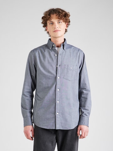 GANT Regular Fit Hemd in Grau: Vorderseite