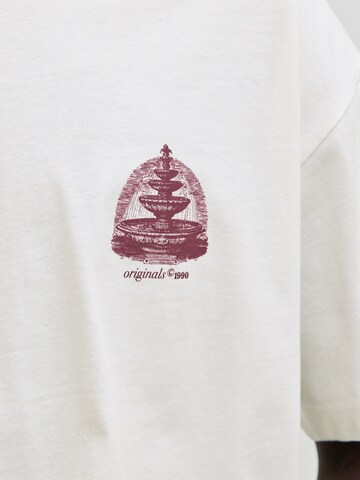 balta JACK & JONES Marškinėliai 'JORMAINE'