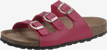 CITY WALK T-Bar Sandals in Pink: front