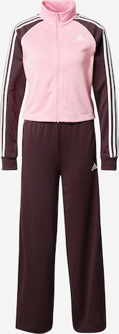 ADIDAS SPORTSWEAR Trainingspak 'Teamsport' in Roze: voorkant