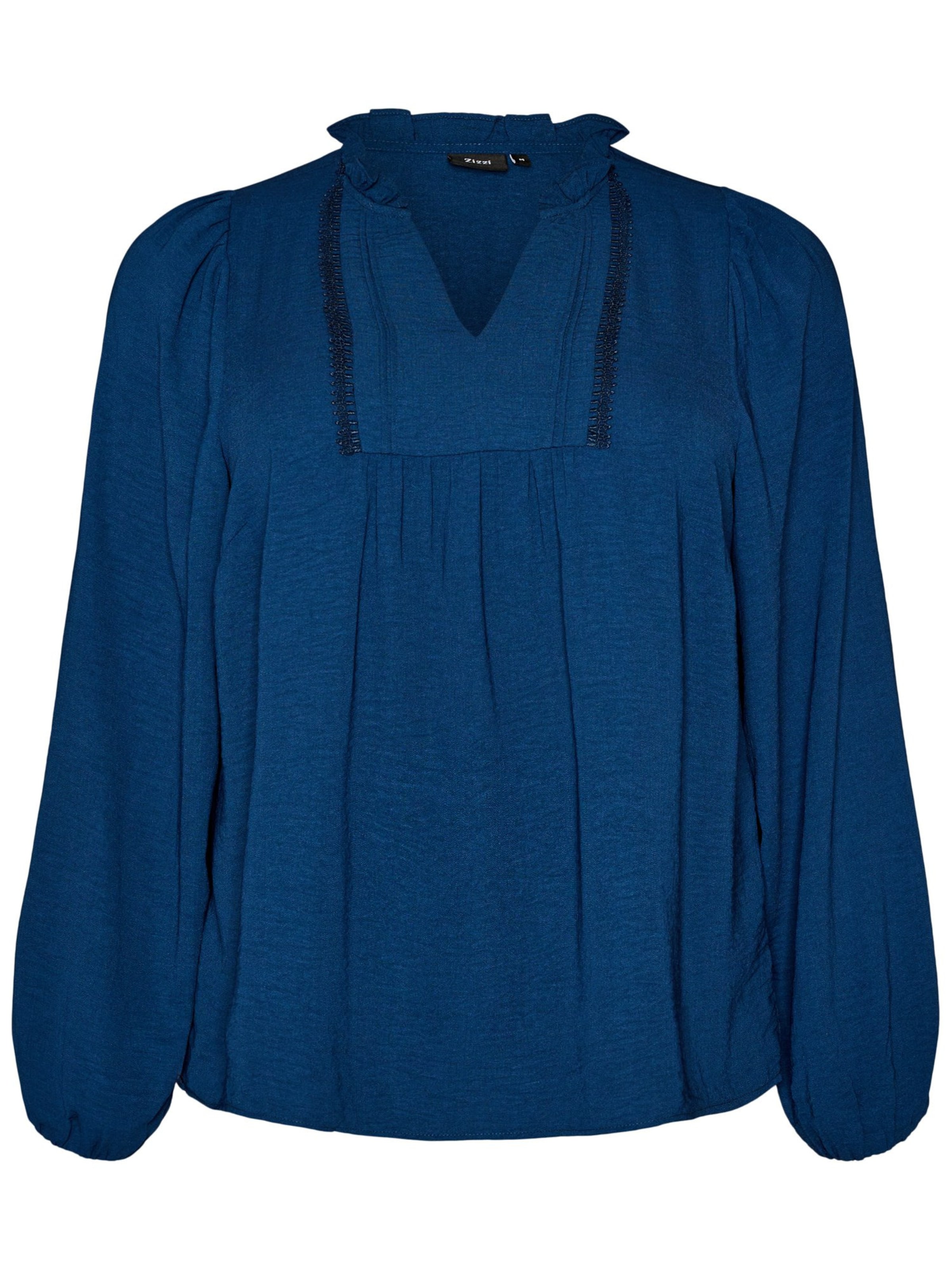 Chemisier 'CAWHITNEY' Zizzi en bleu : devant