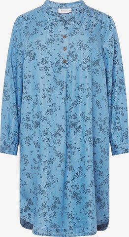 Robe-chemise 'SAVA' Fransa Curve en bleu : devant