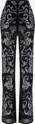 No Matter What Loosefit Broek in Zilver: voorkant