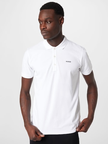 HUGO Shirt 'Dinos' in Wit: voorkant