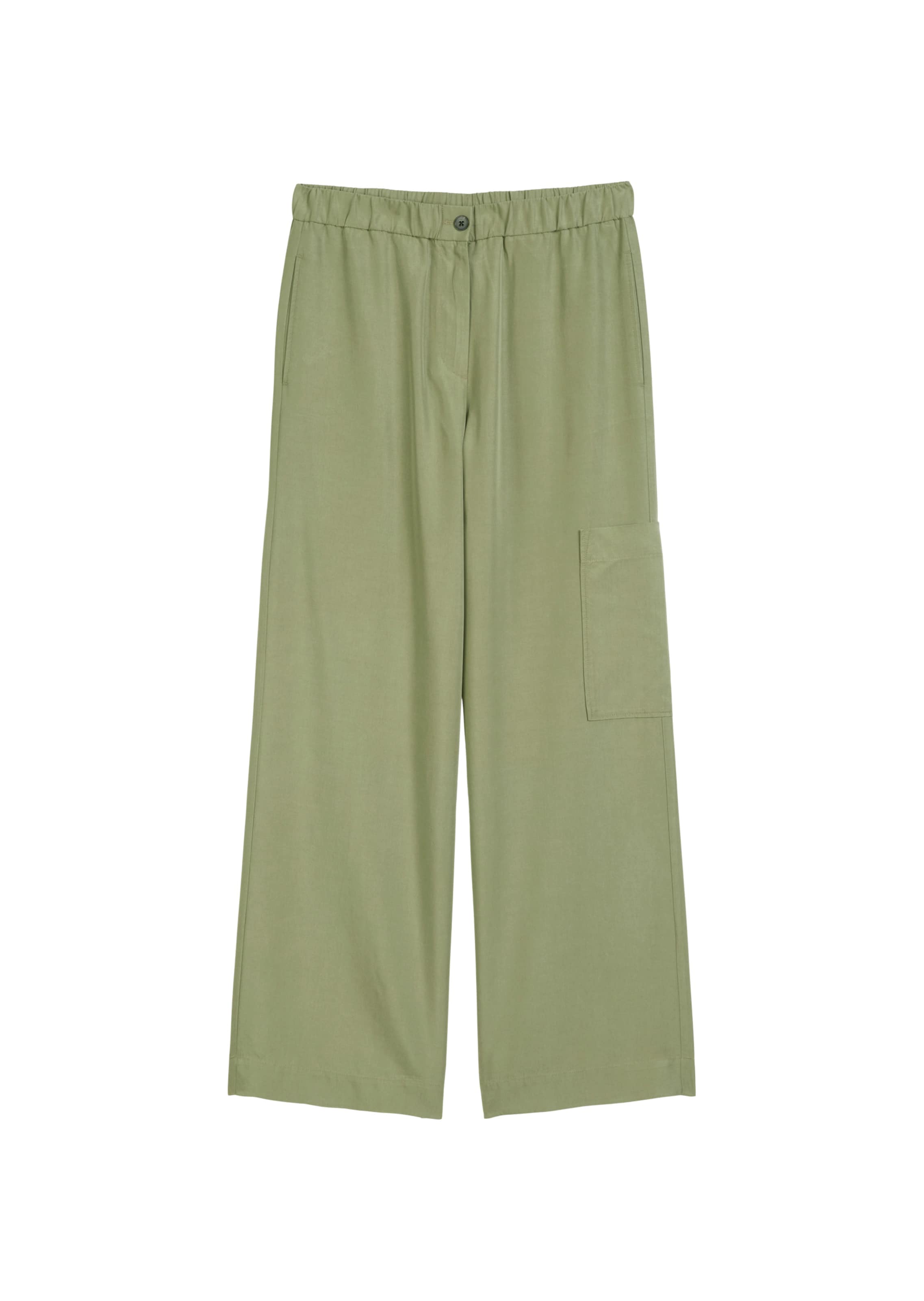 Marc O'Polo Loosefit Hose in Grün: Vorderseite