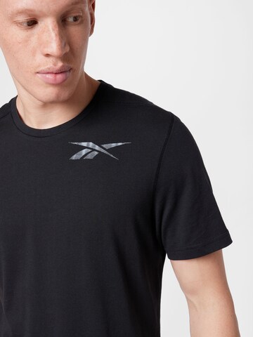 Maglia funzionale di Reebok in nero