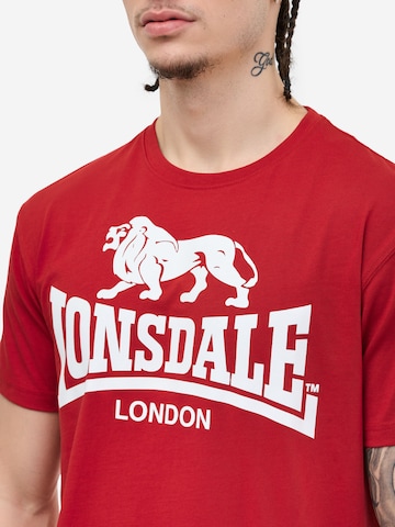 LONSDALE Majica | rdeča barva