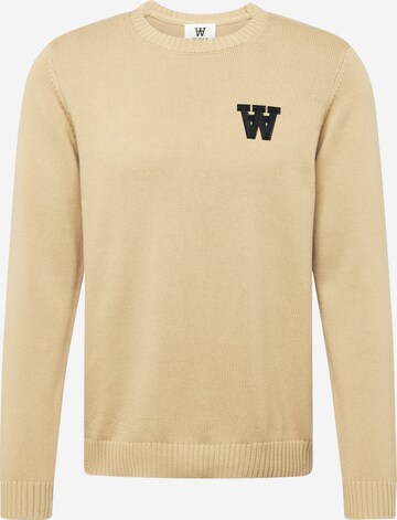 Pullover 'Tay AA' di WOOD WOOD in beige: frontale