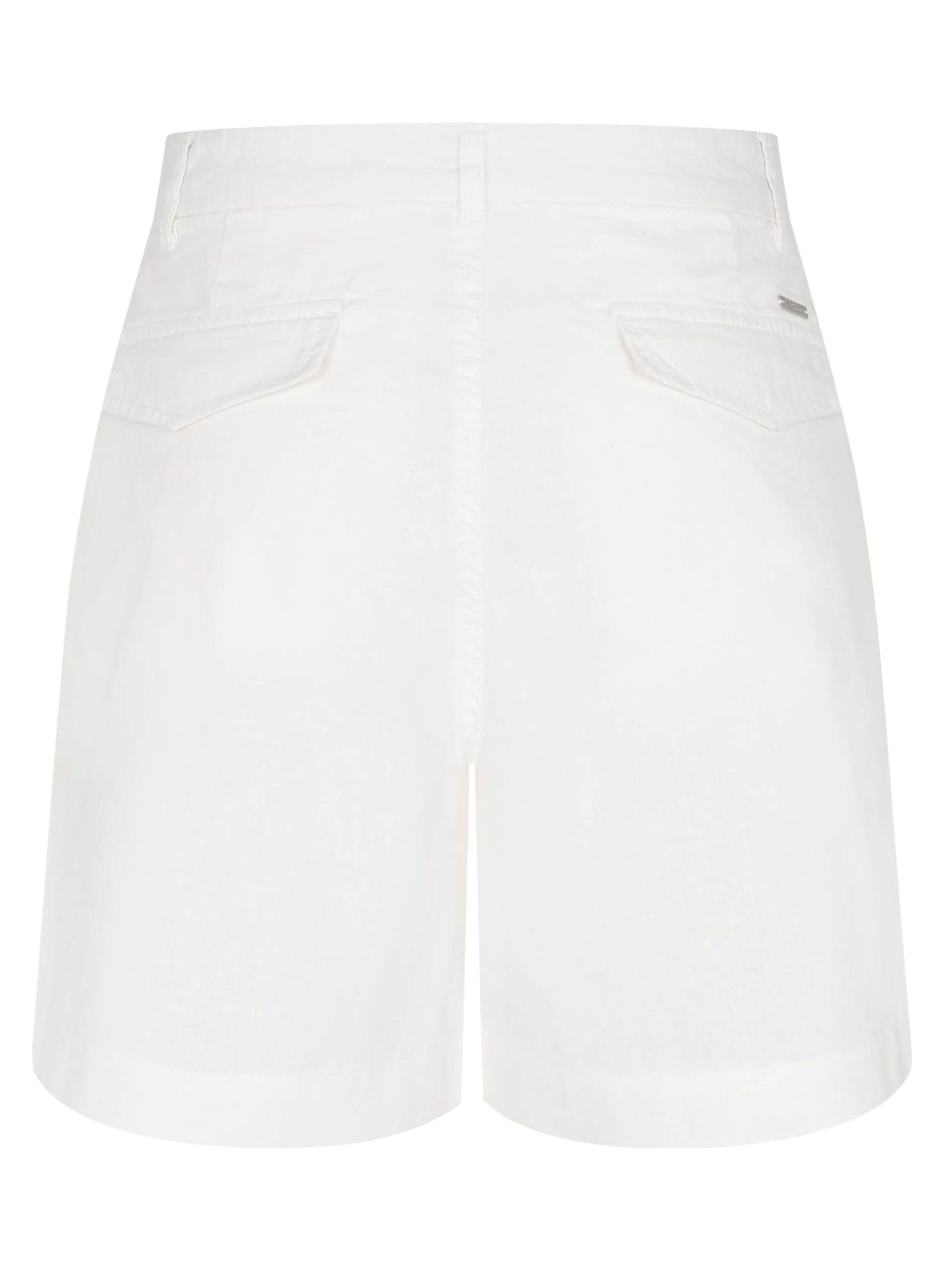 Regular Pantalon à pince U.S. POLO ASSN. en blanc