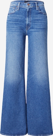 MOTHER - Perna larga Calças de ganga em azul: frente