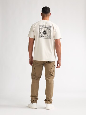 T-Shirt 'Calor' Petrol Industries en beige