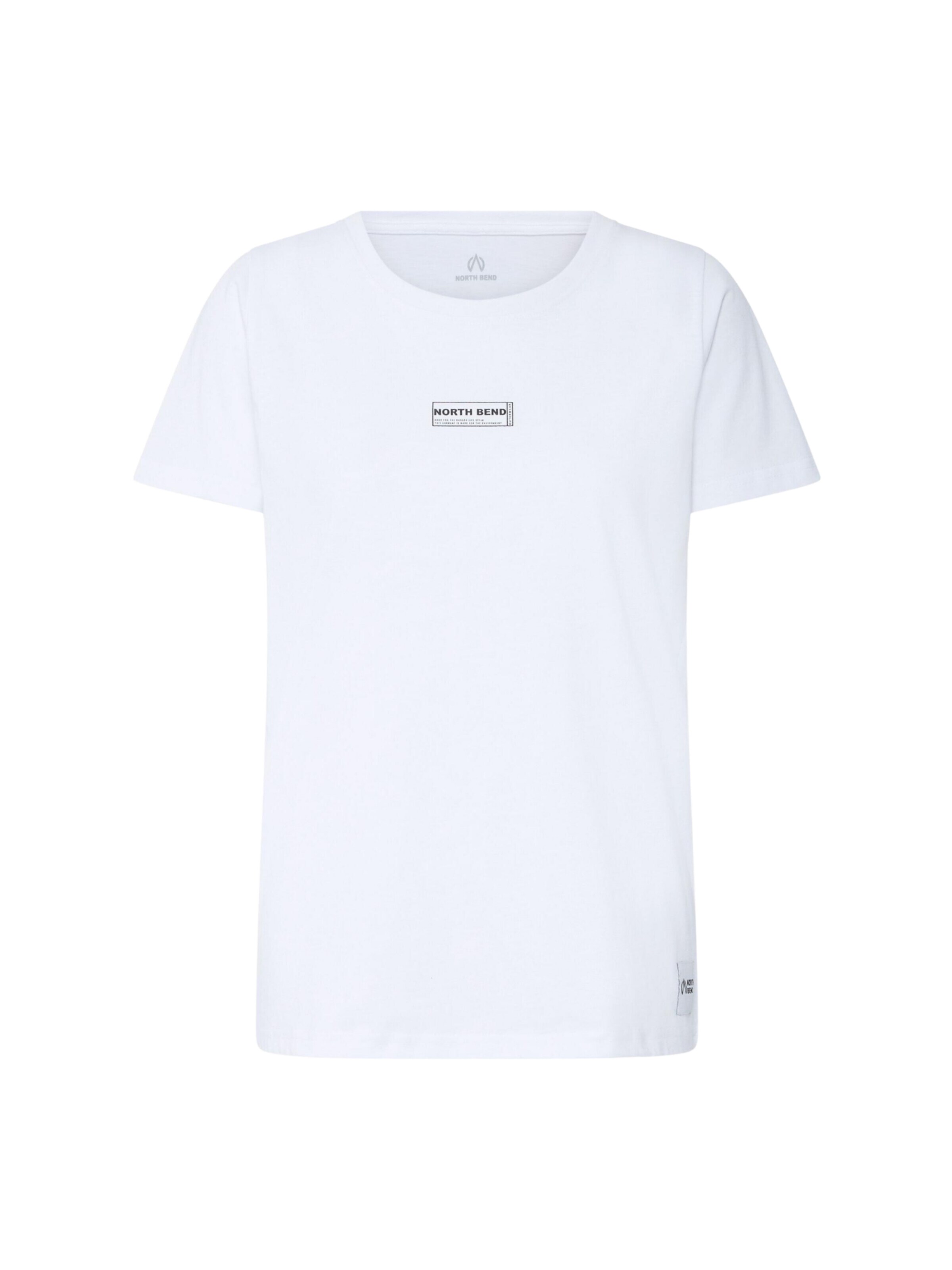 T-shirt ' NBKunt ' North Bend en blanc : devant
