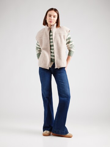 Gilet 'PCSADIA' PIECES en beige