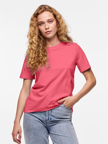 PIECES T-shirt 'RIA' i rosa: framsida