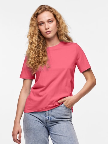 PIECES Μπλουζάκι 'RIA' σε ροζ: μπροστά