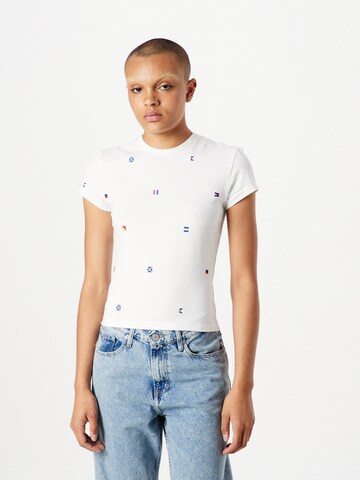 Tommy Jeans T-Shirt in Weiß: Vorderseite