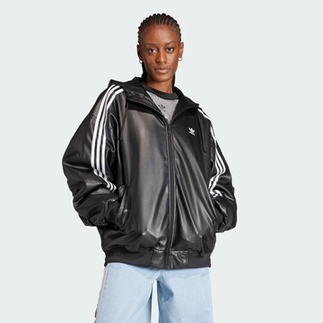 ADIDAS ORIGINALS Between-season jacket 'Adilenium' in Black