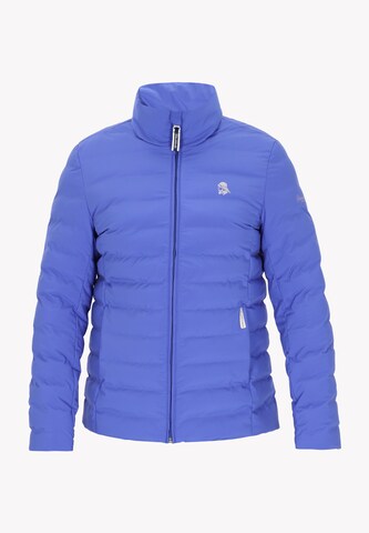 Schmuddelwedda Tussenjas in Blauw: voorkant