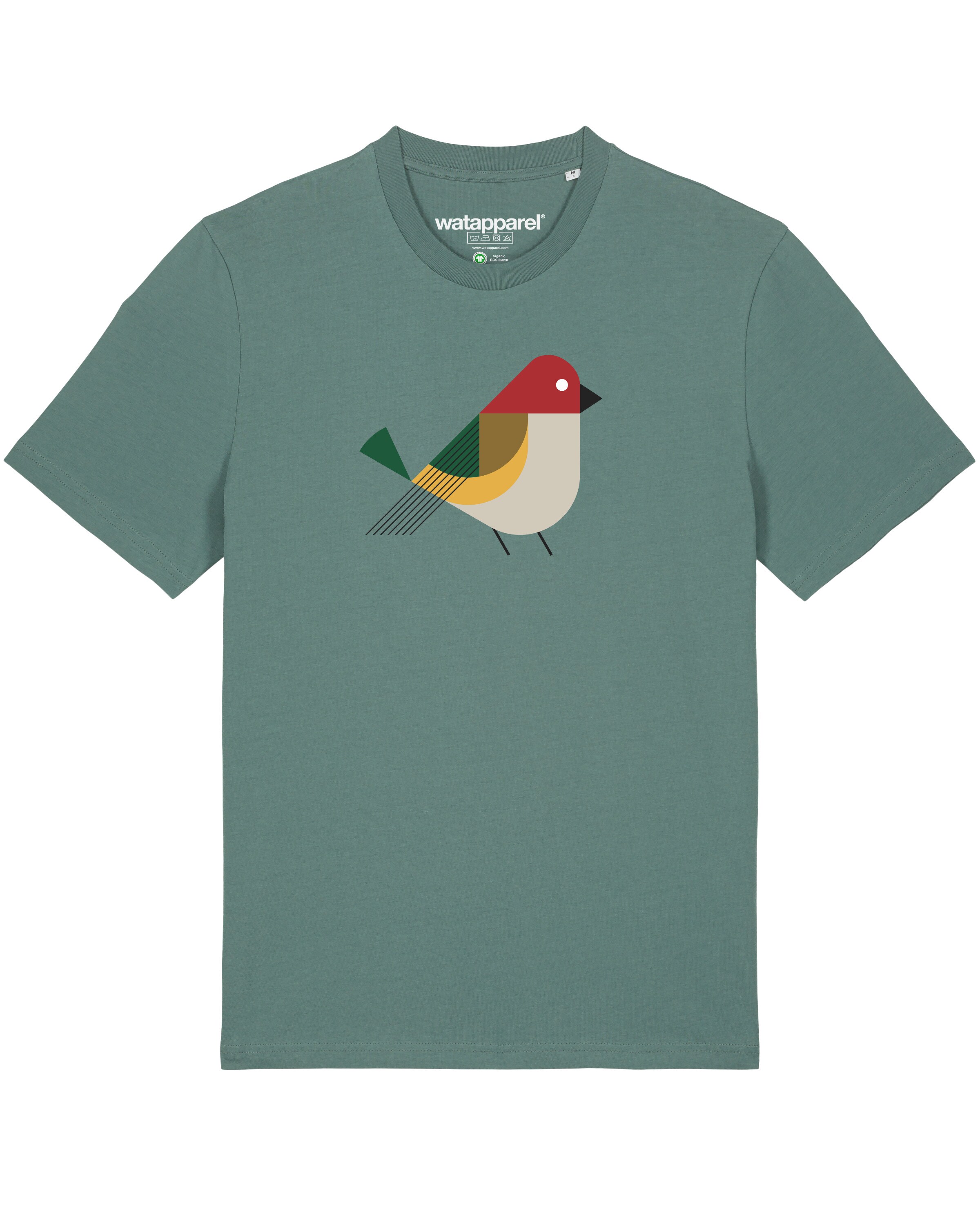 T-Shirt 'Vogel' Watapparel en vert : devant