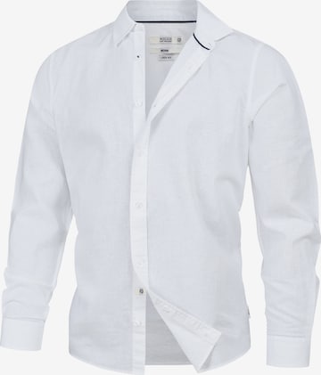 INDICODE JEANS Regular fit Zakelijk overhemd 'Ceppo' in Wit: voorkant