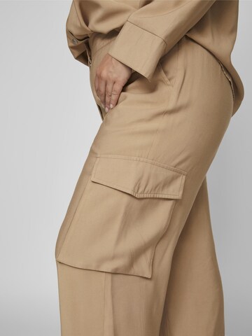 EVOKED Loosefit Cargobroek in Beige