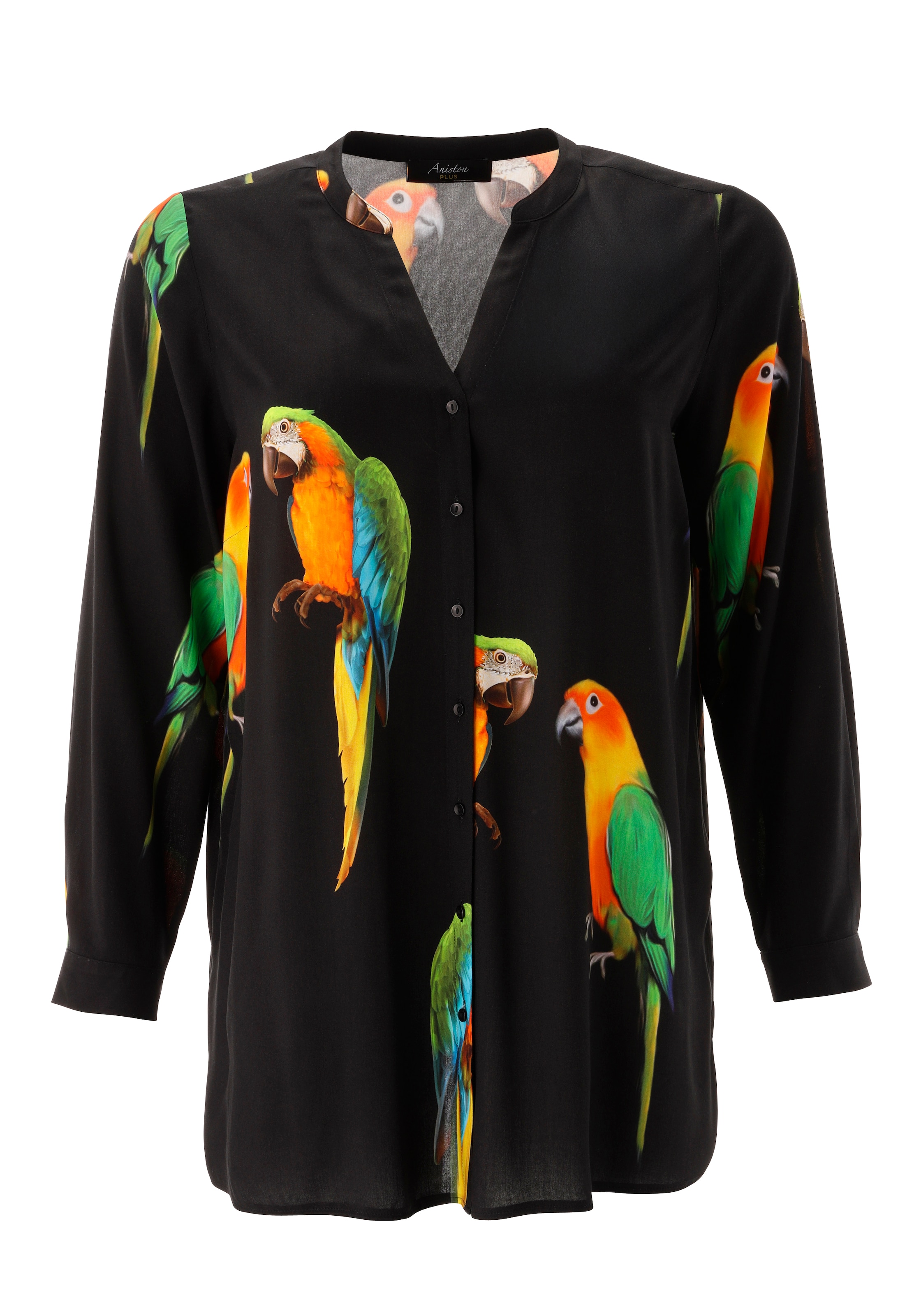 Aniston Bluse in Schwarz: Vorderseite