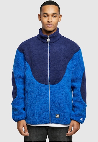 Starter Fleece Jacket in Blue: front