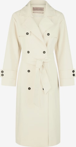 Lovely Sisters Between-Seasons Coat 'Jacky' in Beige: front