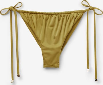 CALZEDONIA Bikinihose 'Shiny Satin' in Gelb: Vorderseite