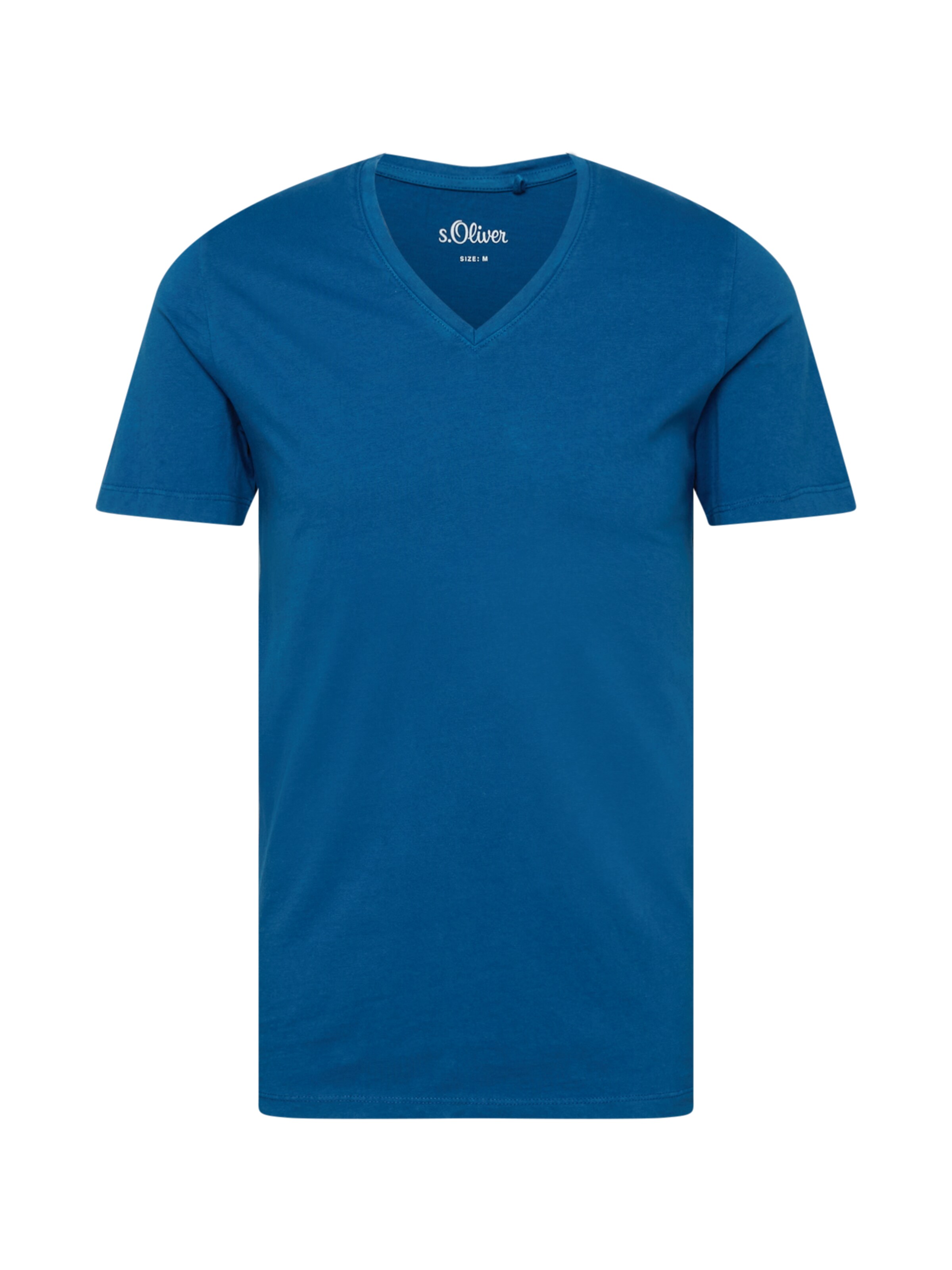 Männer Große Größen s.Oliver T-Shirt in Dunkelblau - WI92337 Männer Große Größen s.Oliver T-Shirt in Dunkelblau - WI92337