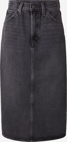 LEVI'S ® Юбка 'High Rise Back Slit Skirt' в Черный: спереди