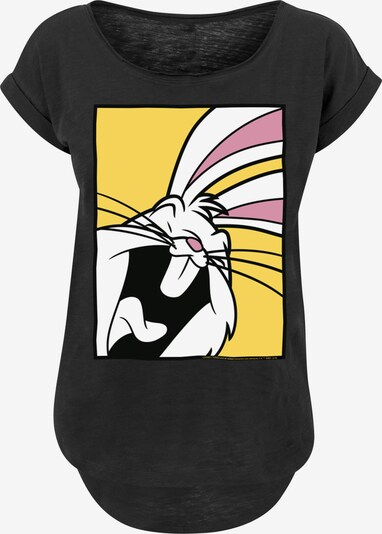 F4NT4STIC Shirt 'Looney Tunes Bugs Bunny Laughing' in de kleur Geel / Rosé / Zwart / Wit, Productweergave
