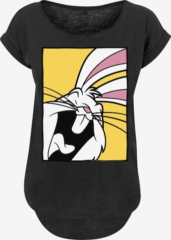 T-shirt 'Looney Tunes Bugs Bunny Laughing' F4NT4STIC en noir : devant