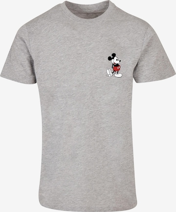 T-Shirt 'Mickey Mouse - Kickin Retro' ABSOLUTE CULT en gris : devant