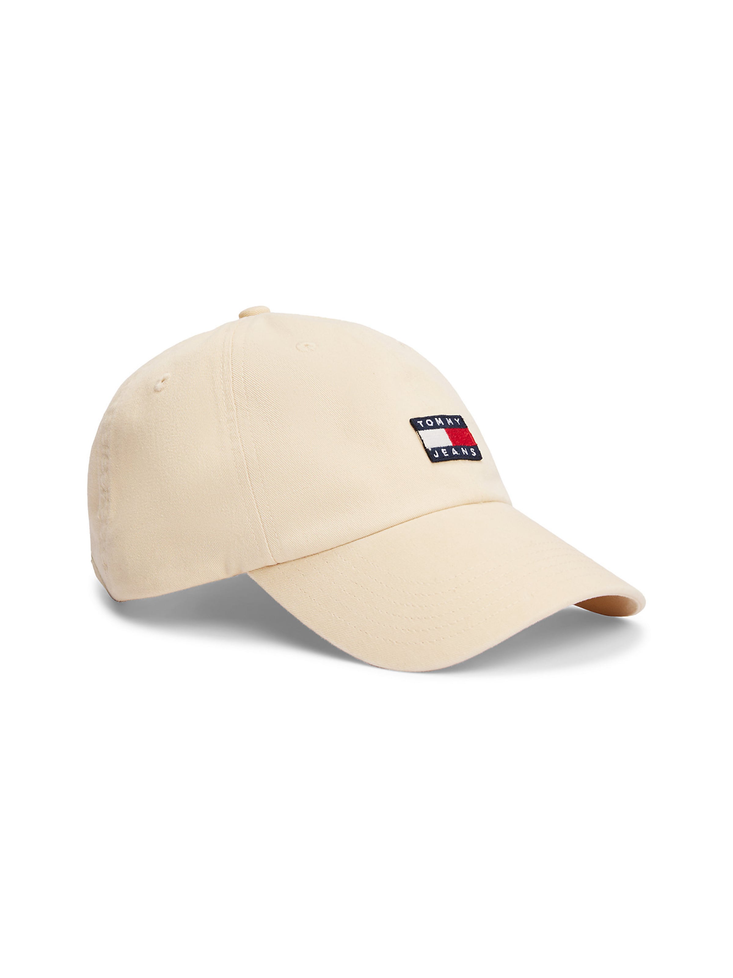 Tommy Jeans Cap 'Heritage' in Beige: front