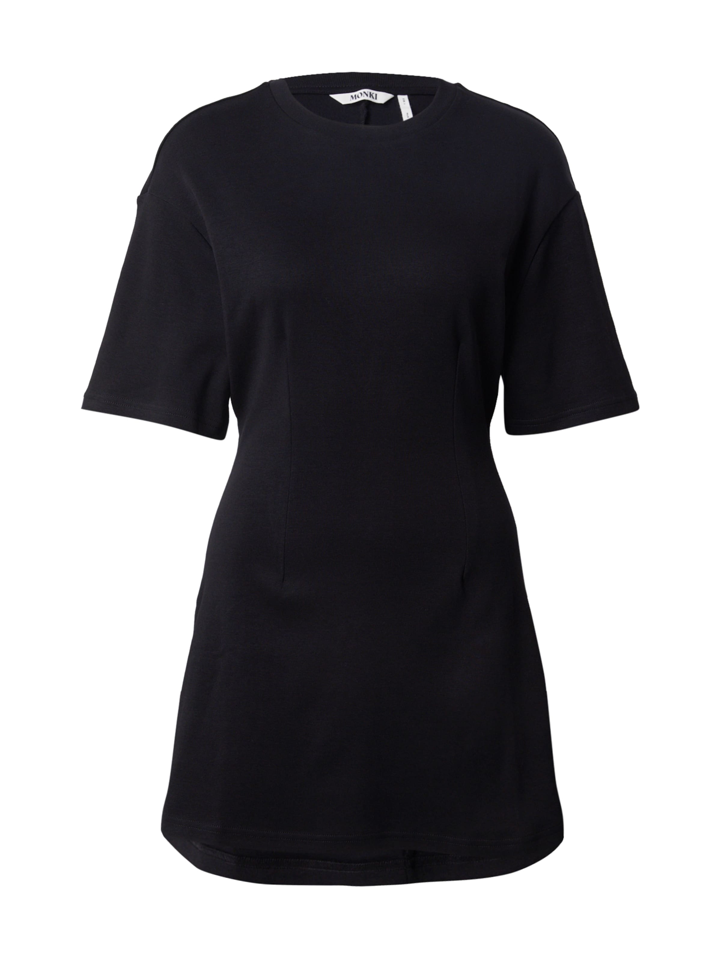 Monki Jurk in Zwart: voorkant