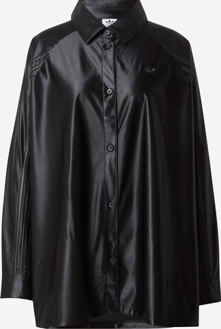 Camicia da donna di ADIDAS ORIGINALS in nero: frontale