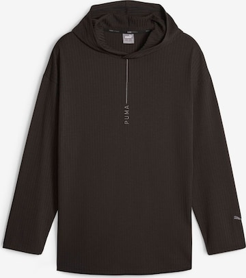 PUMA Athletic Sweatshirt 'RECHARGE' in Black: front