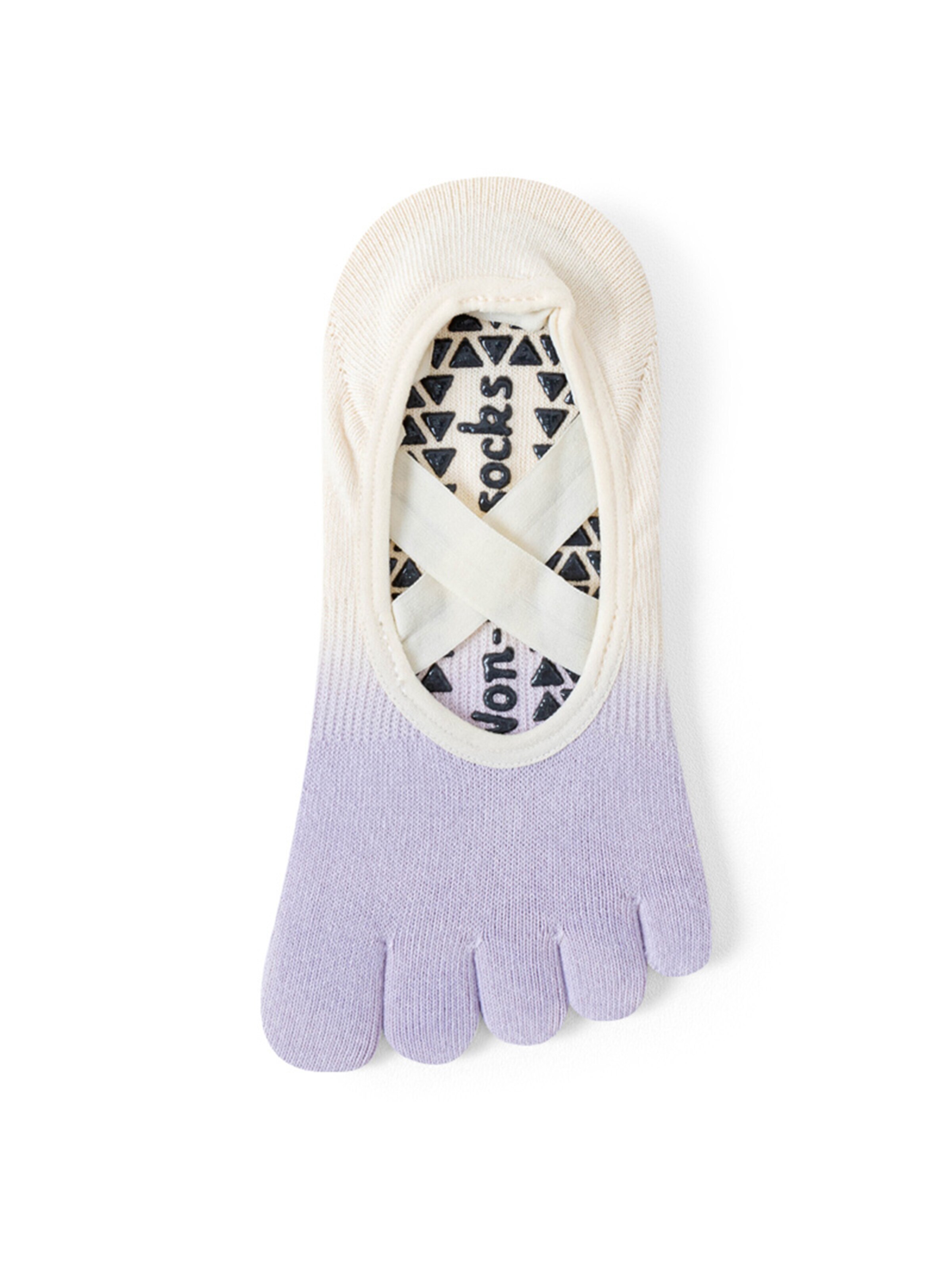 Millo Athletic Socks 'Freedom Yoga' in Purple