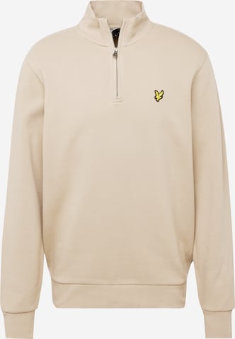 Lyle & Scott Sweatshirt in Beige: voorkant