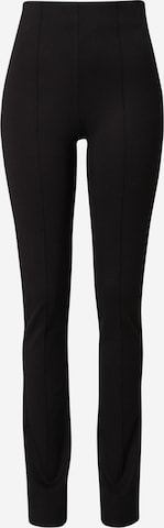 BOSS Orange Slim fit Trousers 'Eysa' in Black: front