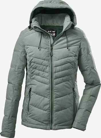 KILLTEC Outdoor Jacket in Green: front