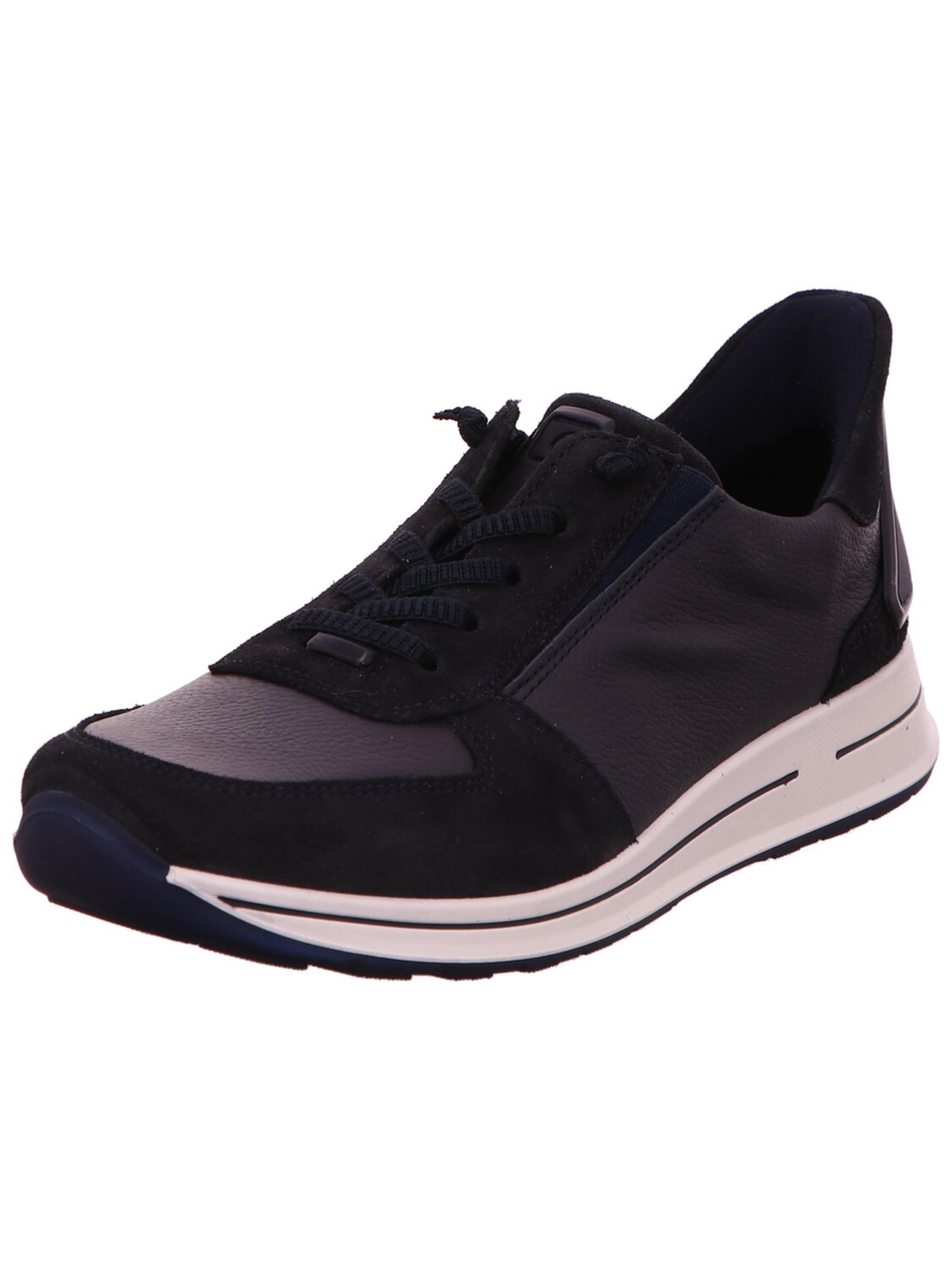 ARA - Zapatos con cordón 'Sneaker Damen 12-24836-12 Rauleder in blau' en azul: frente