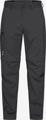 Haglöfs Regular Outdoor Pants in Grey: front