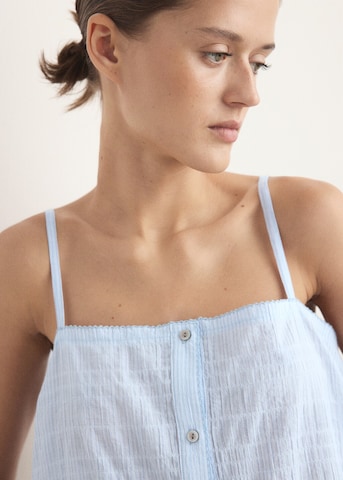 MANGO Negligee 'Sienna' in Blue