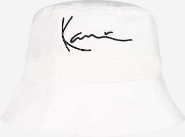 Karl Kani Hat in White: front