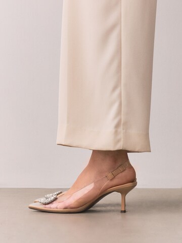 Next Γόβες slingback σε διαφανές