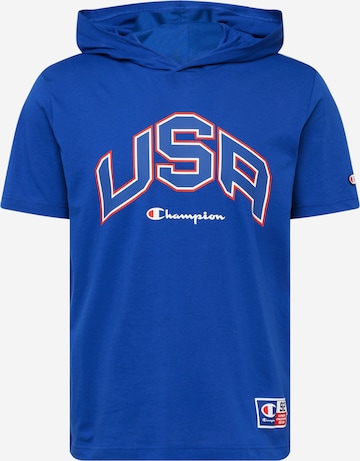 Champion Authentic Athletic Apparel Μπλουζάκι σε μπλε: μπροστά