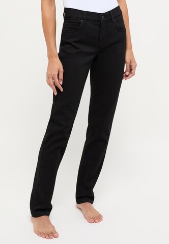 Angels Slimfit 5-Pocket Jeans 'Cici' in Schwarz: Vorderseite