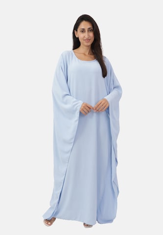 Elara Jurk in Blauw: voorkant